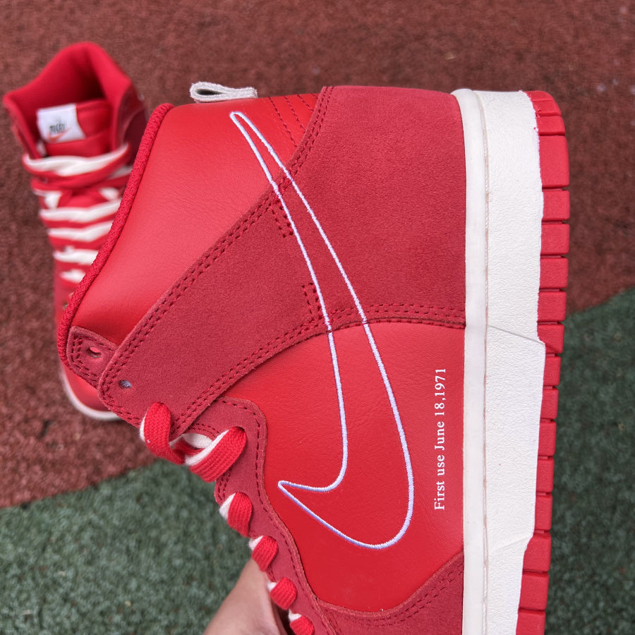 Nike Dunk High First Use Red