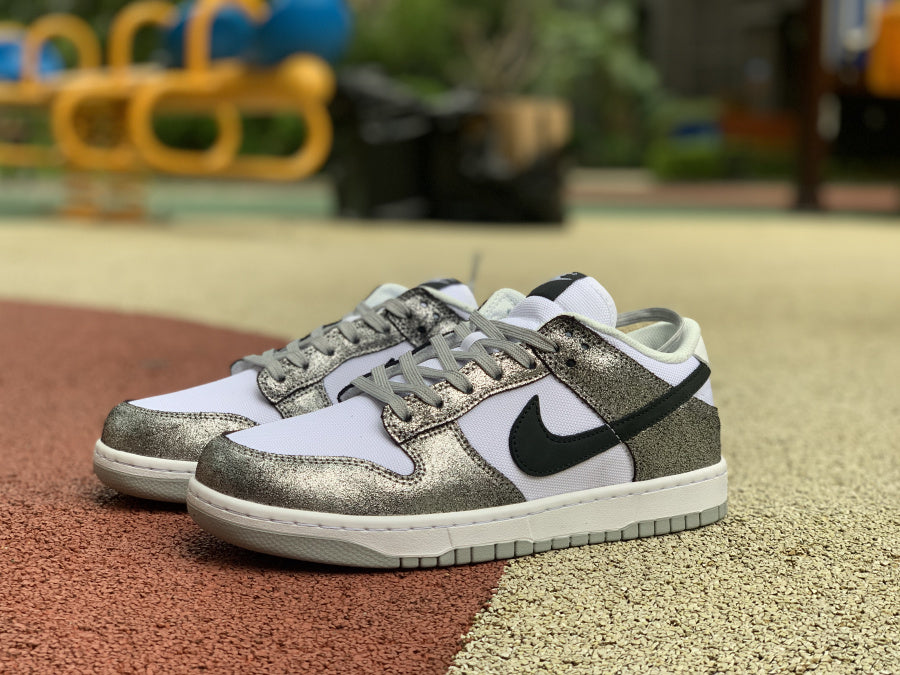 Nike Dunk Low Golden Gals Metallic Silver