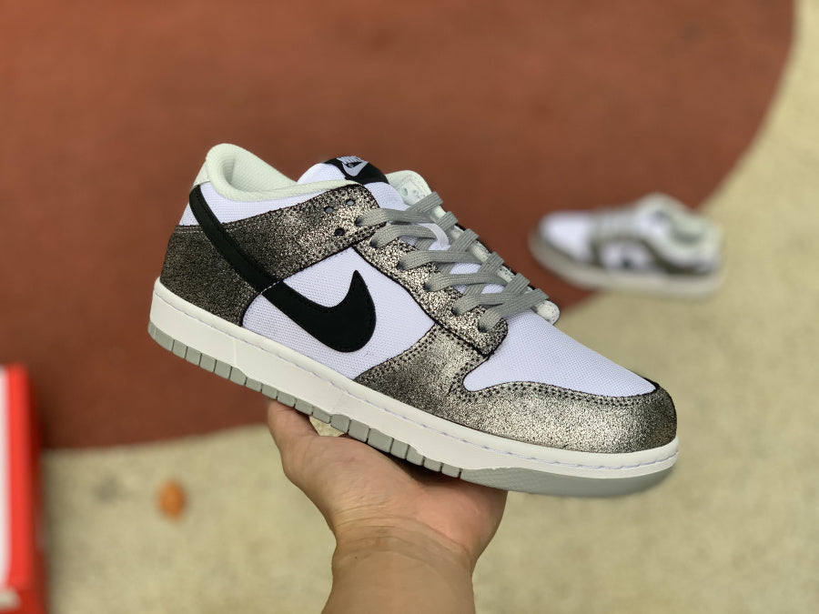 Nike Dunk Low Golden Gals Metallic Silver