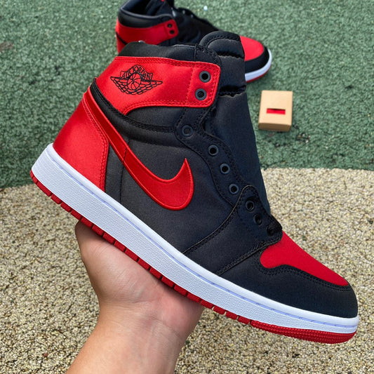 Jordan 1 Retro High OG Satin Bred (Women's)