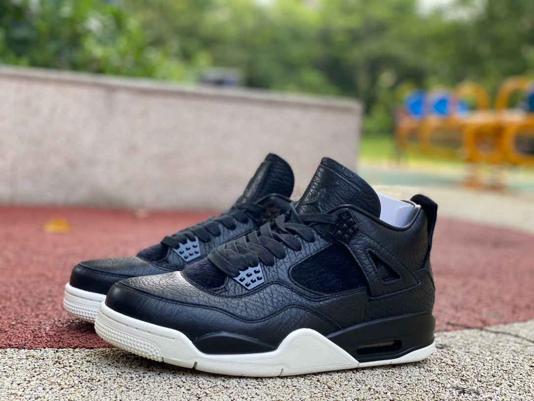 Jordan 4 Pony Hair Black