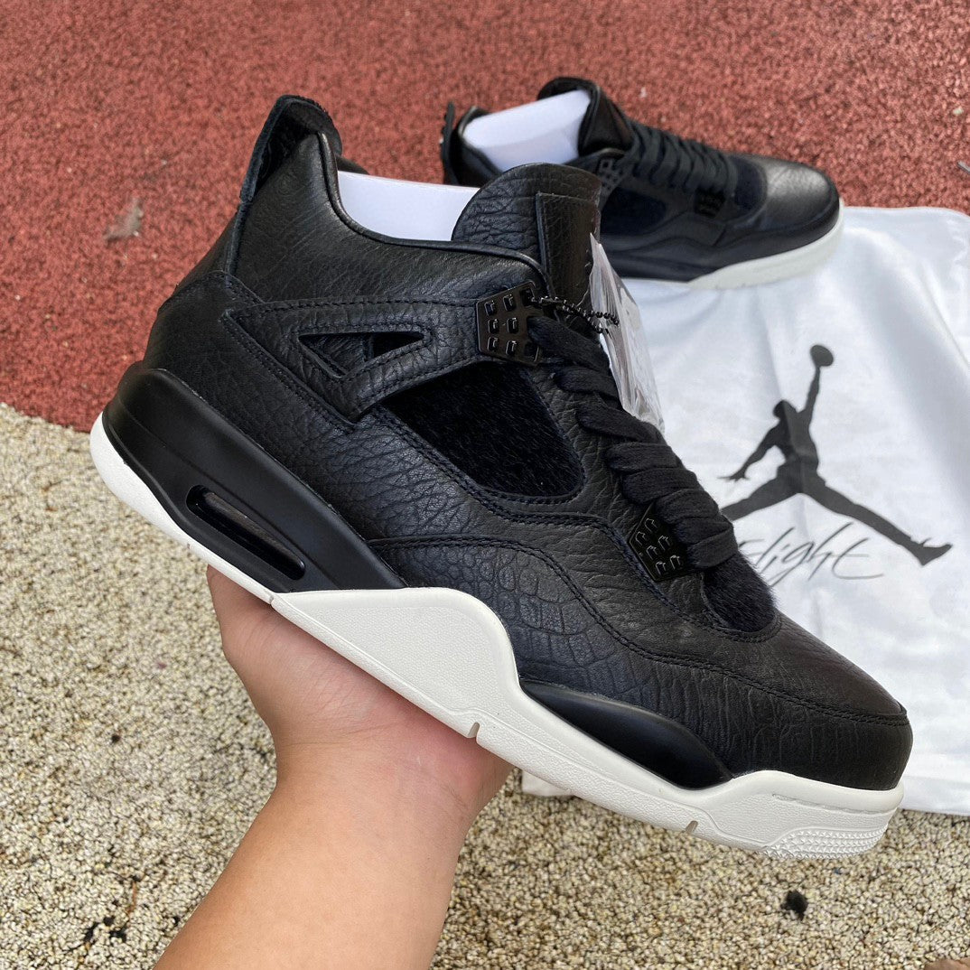 Jordan 4 Pony Hair Black