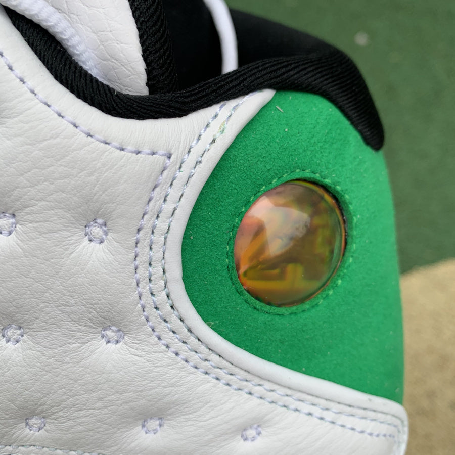 Jordan 13 Retro White Lucky Green