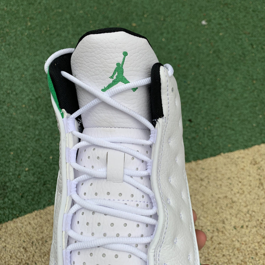 Jordan 13 Retro White Lucky Green