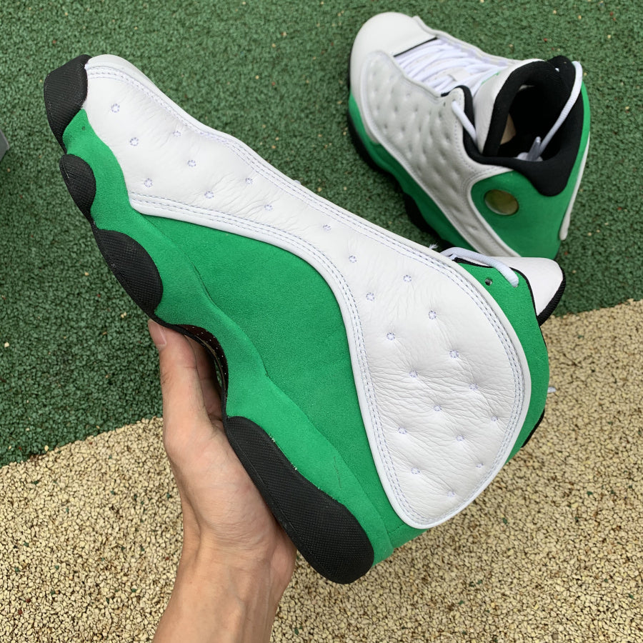 Jordan 13 Retro White Lucky Green