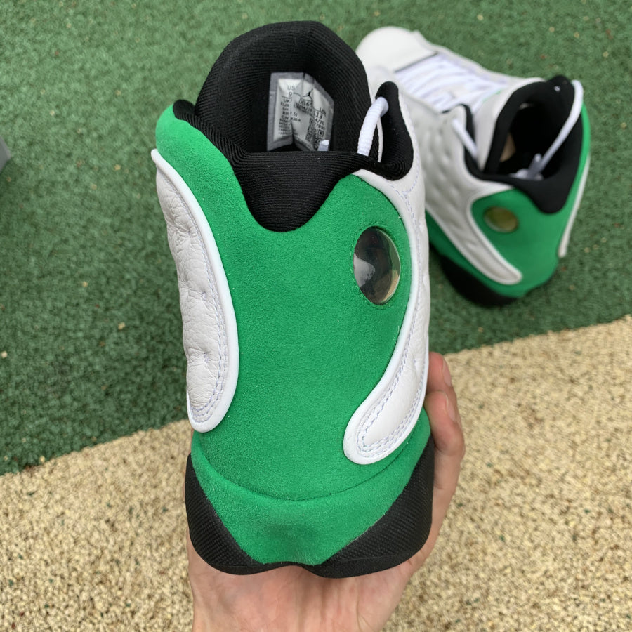 Jordan 13 Retro White Lucky Green