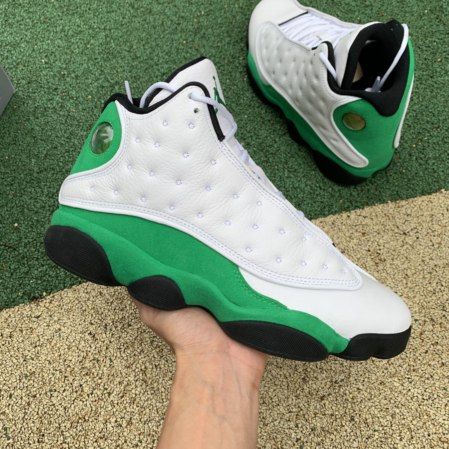 Jordan 13 Retro White Lucky Green