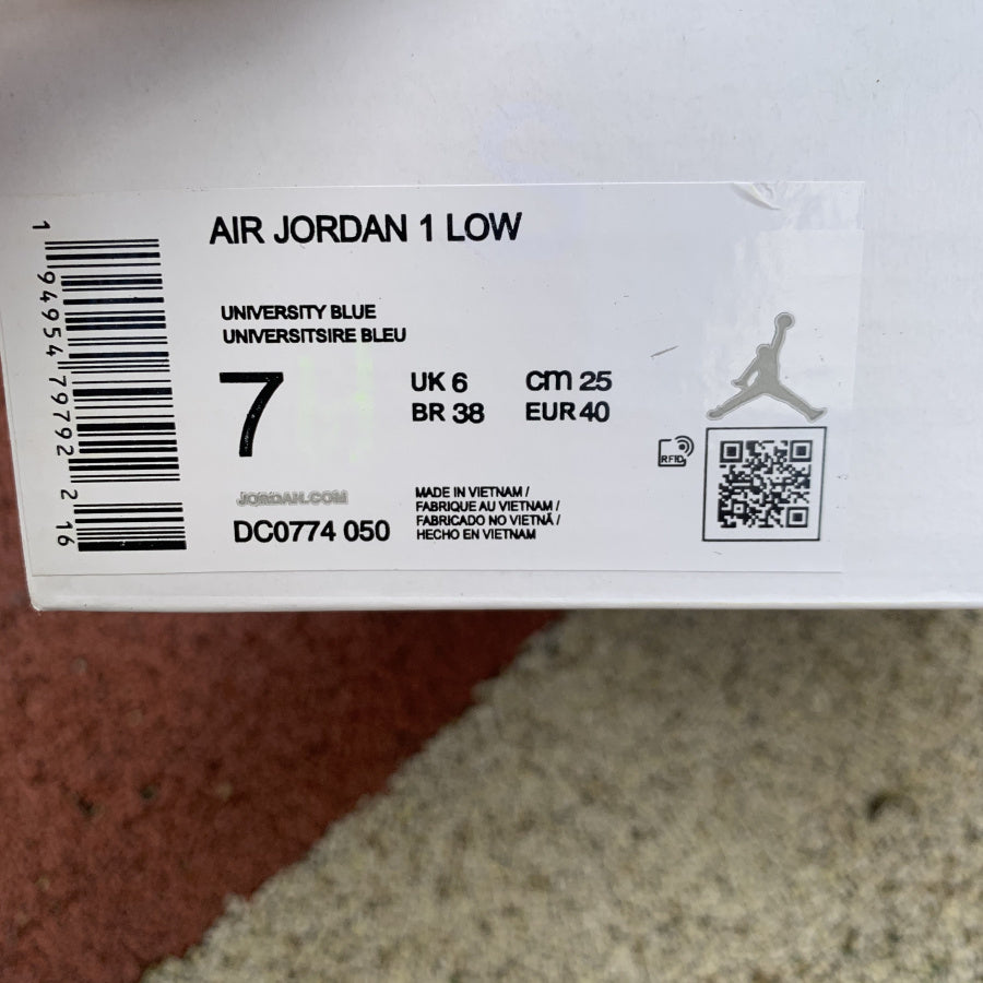 Jordan 1 Low Football Grey Aluminum