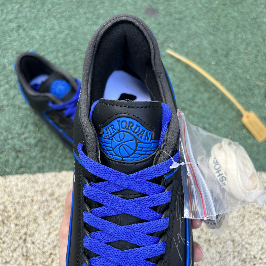 Jordan 2 Retro Low SP Off-White Black Blue