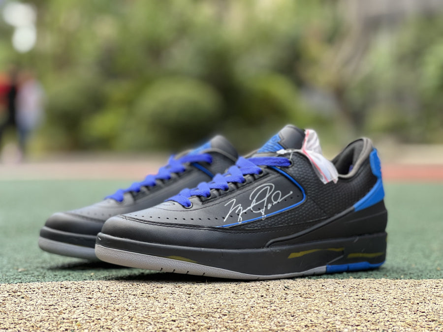 Jordan 2 Retro Low SP Off-White Black Blue