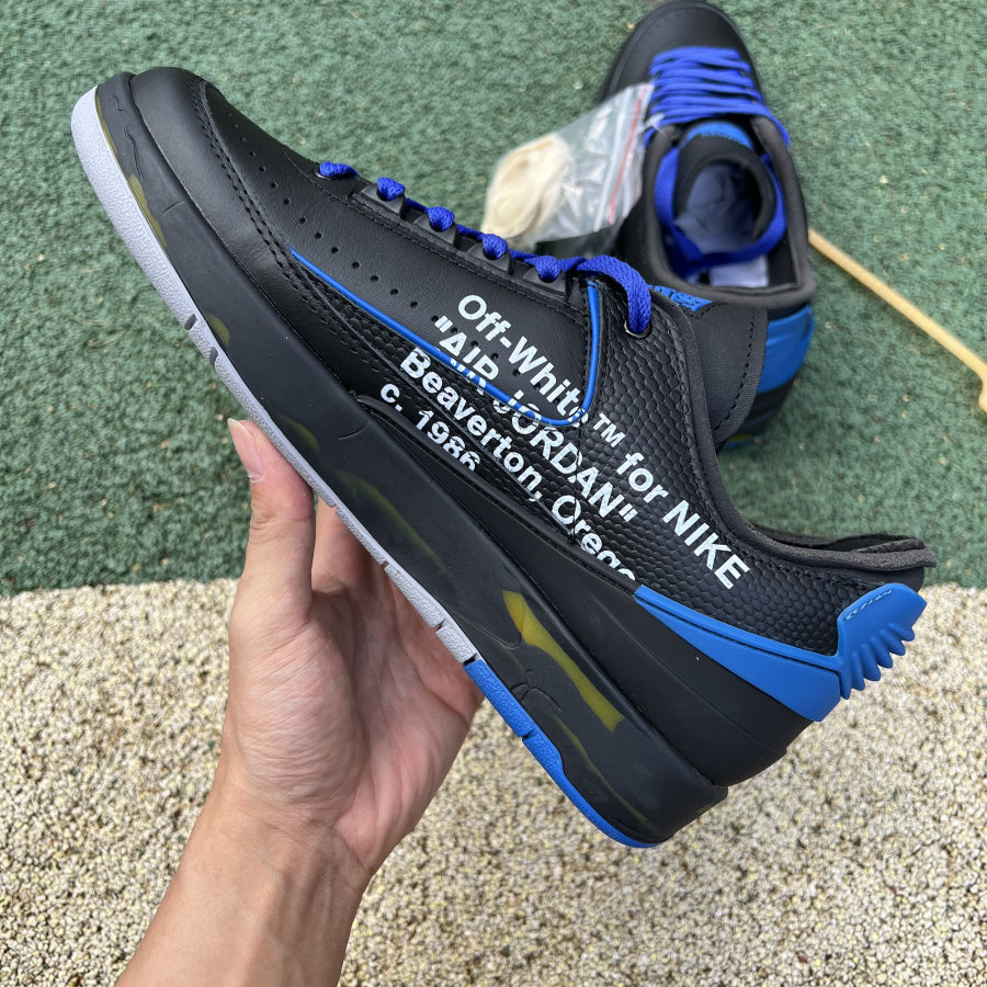 Jordan 2 Retro Low SP Off-White Black Blue