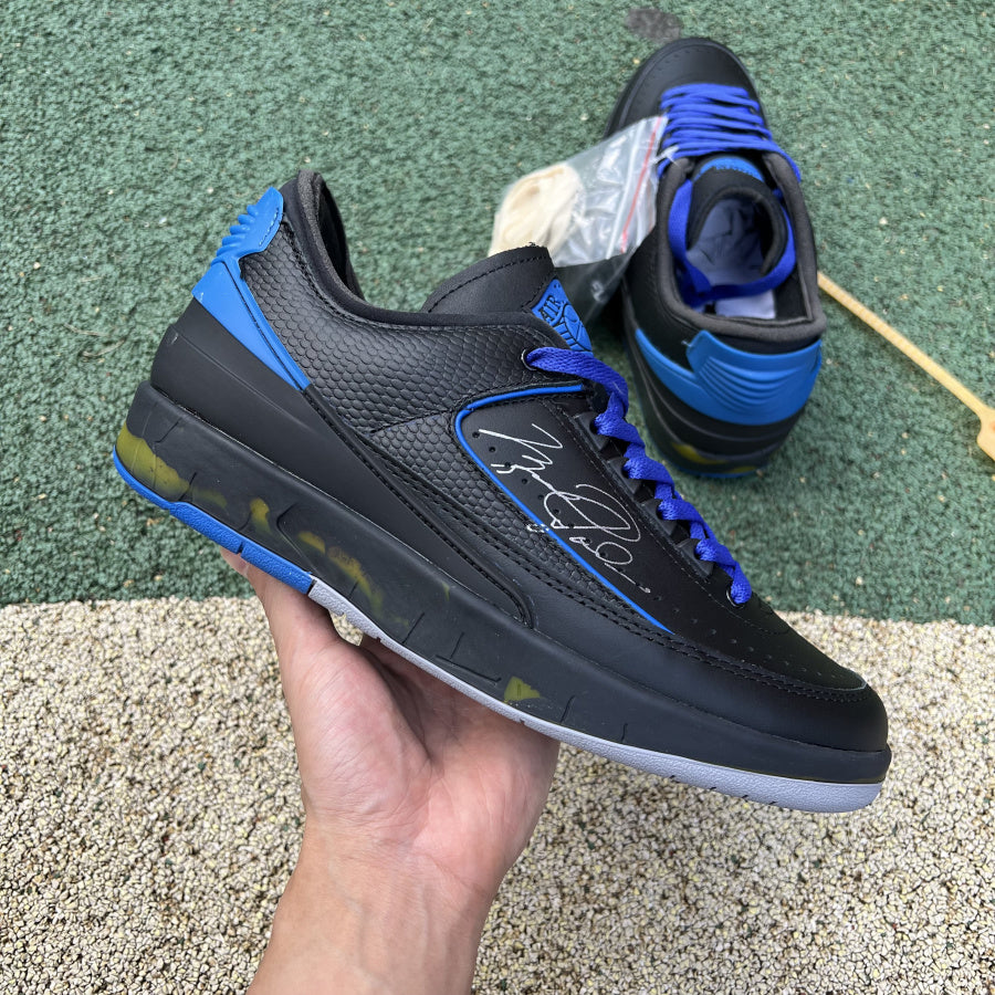 Jordan 2 Retro Low SP Off-White Black Blue