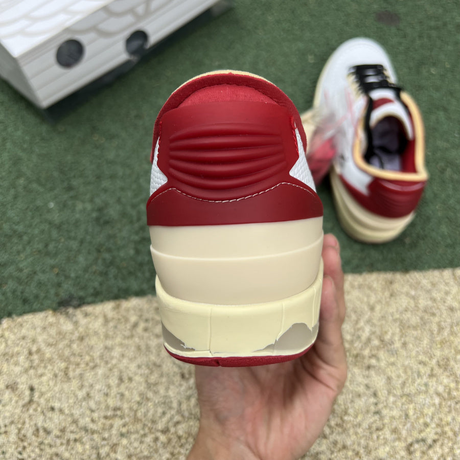 Jordan 2 Retro Low SP Off-White White Red