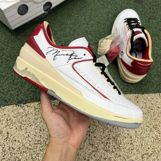 Jordan 2 Retro Low SP Off-White White Red