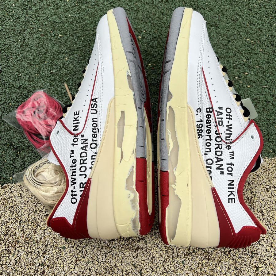 Jordan 2 Retro Low SP Off-White White Red