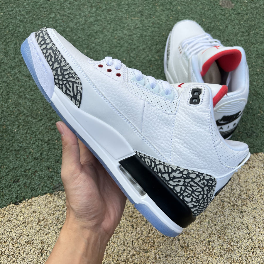 Jordan 3 Retro Free Throw Line White Cement