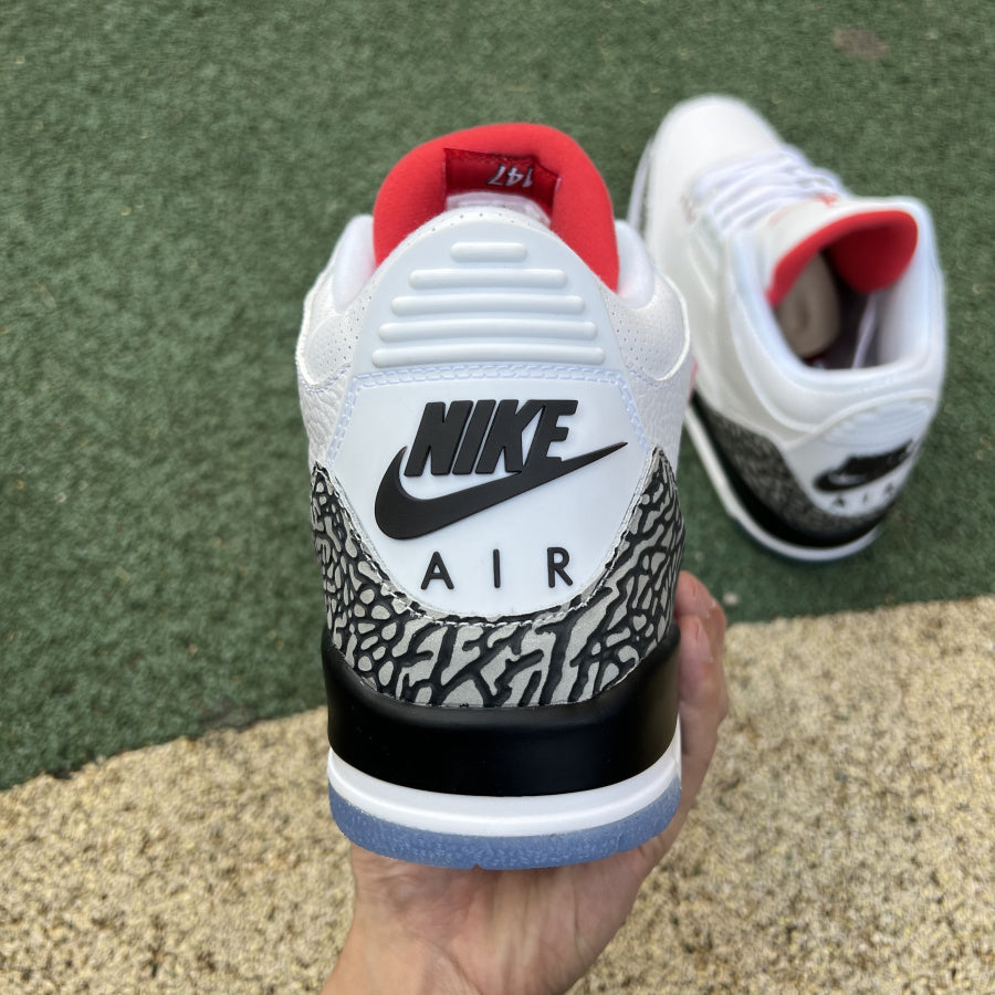 Jordan 3 Retro Free Throw Line White Cement