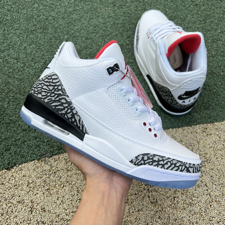 Jordan 3 Retro Free Throw Line White Cement