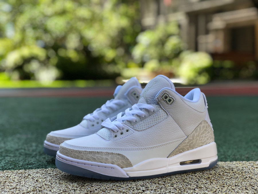 Jordan 3 best sale pure white 2018