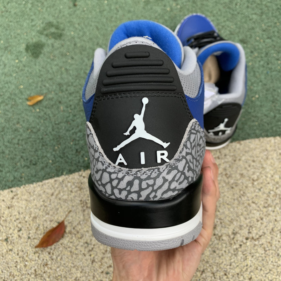 Jordan 3 Retro Varsity Royal Cement