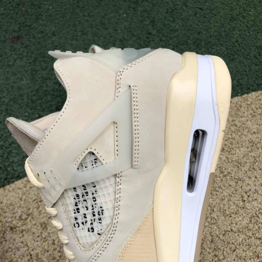 Jordan 4 Retro Off-White Sail