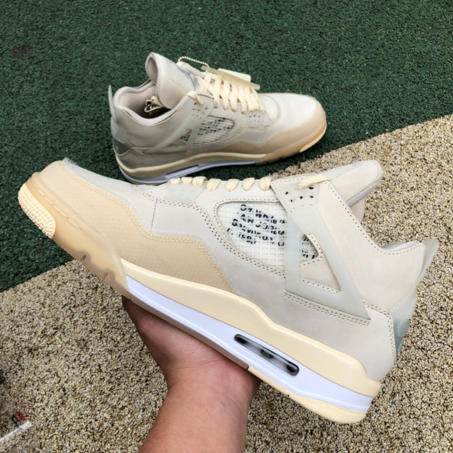 Jordan 4 Retro Off-White Sail