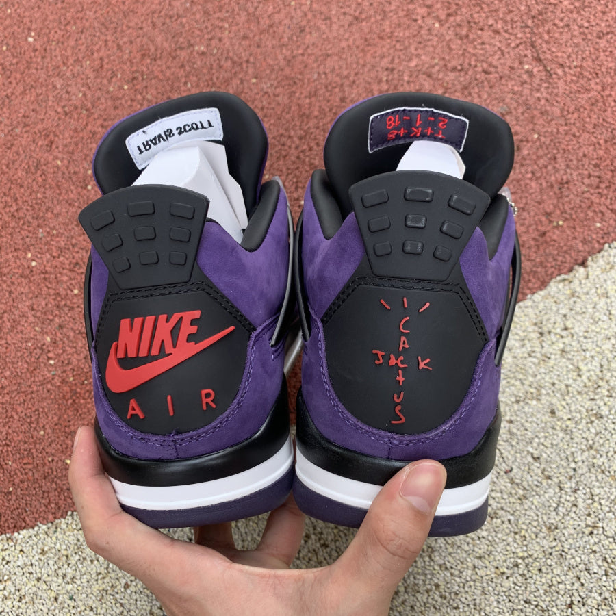 Jordan 4 Retro Travis Scott Purple (Friends and Family)