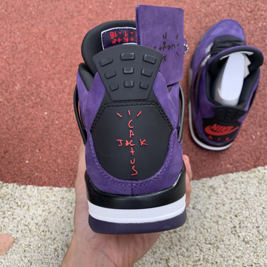 Jordan 4 Retro Travis Scott Purple (Friends and Family)