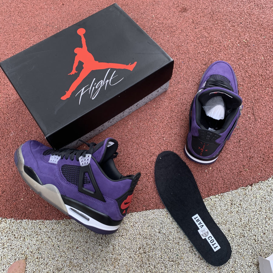 Jordan 4 Retro Travis Scott Purple (Friends and Family)