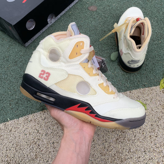 Jordan 5 Retro Off-White Sail