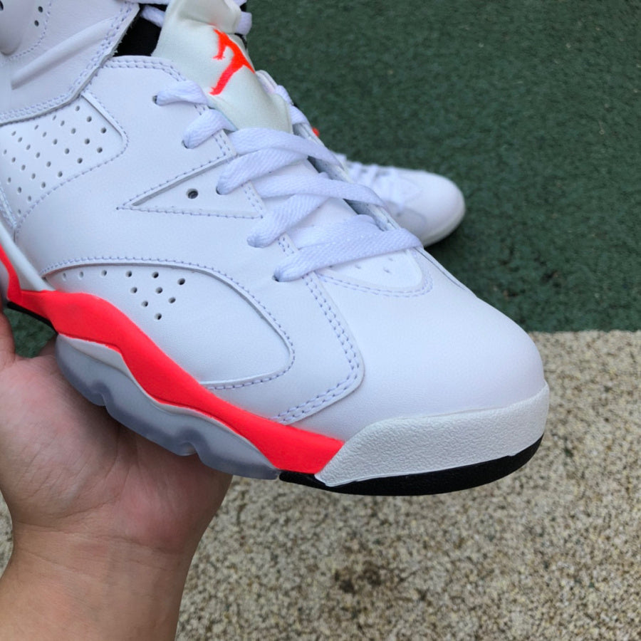 Jordan 6 Retro Infrared White