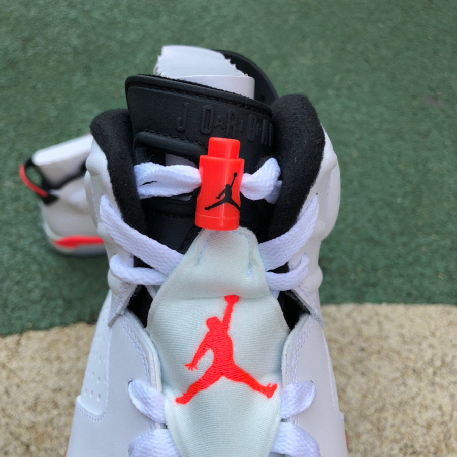 Jordan 6 Retro Infrared White