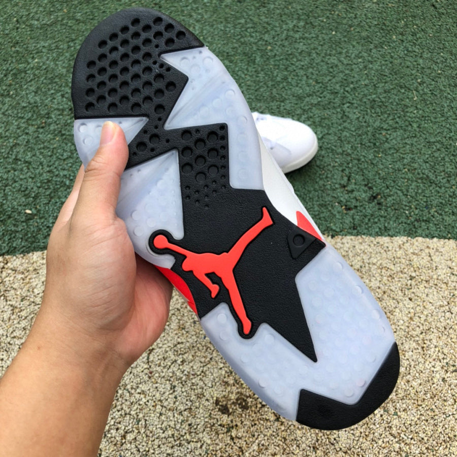 Jordan 6 Retro Infrared White