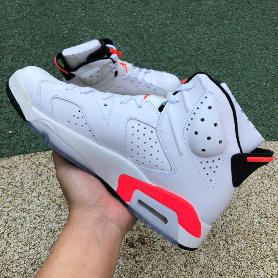 Jordan 6 Retro Infrared White