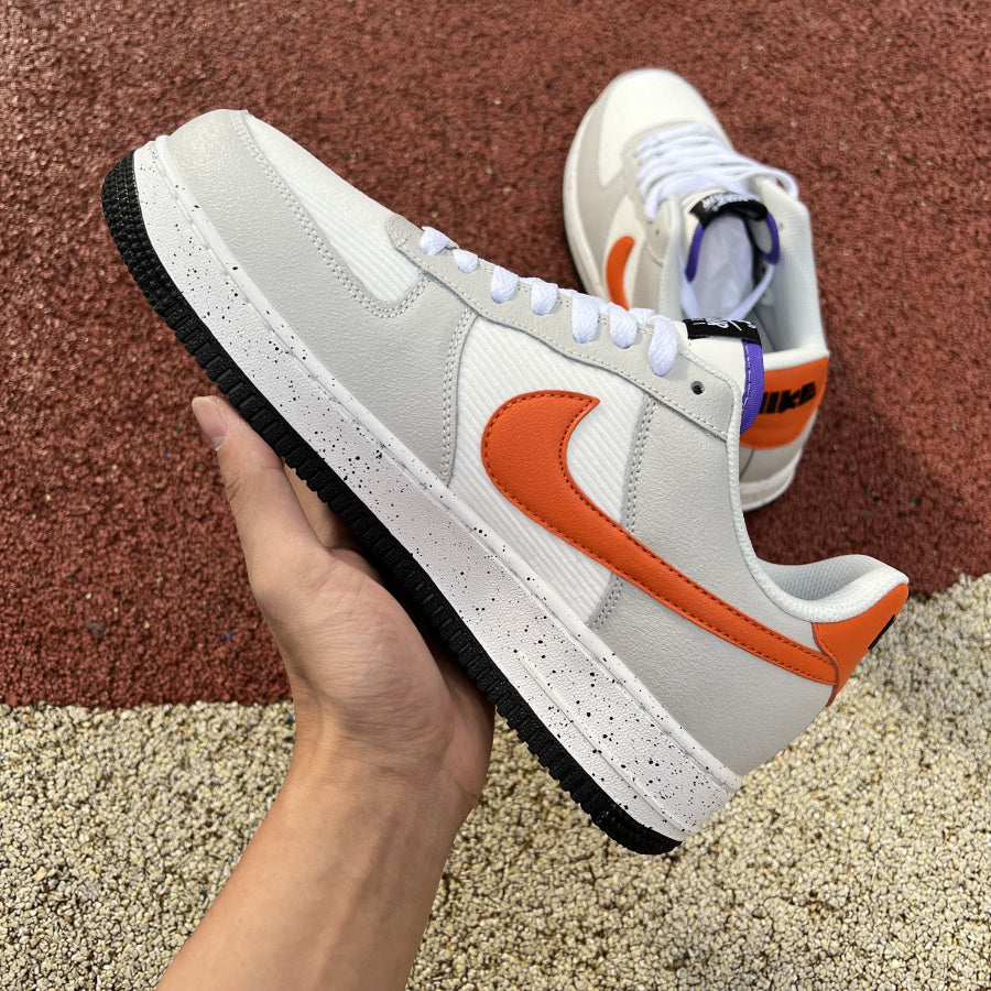 Nike Air Force 1 Low Light Bone Sail Starfish Orange