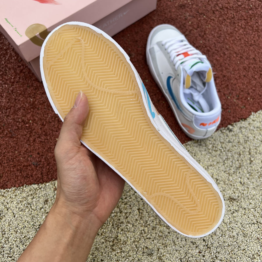 Nike Blazer Low 77 Flyleather Mayumi Yamase White