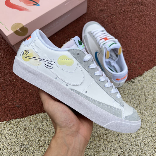 Nike Blazer Low 77 Flyleather Mayumi Yamase White