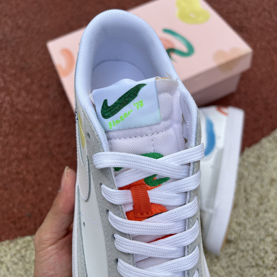 Nike Blazer Low 77 Flyleather Mayumi Yamase White