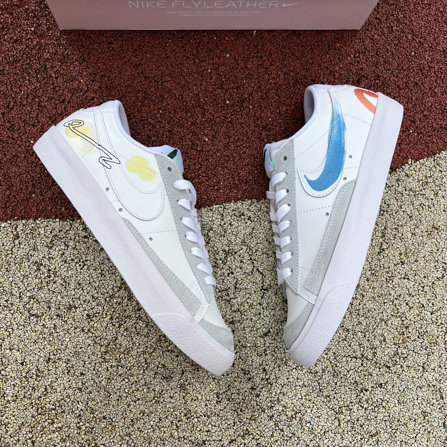 Nike Blazer Low 77 Flyleather Mayumi Yamase White