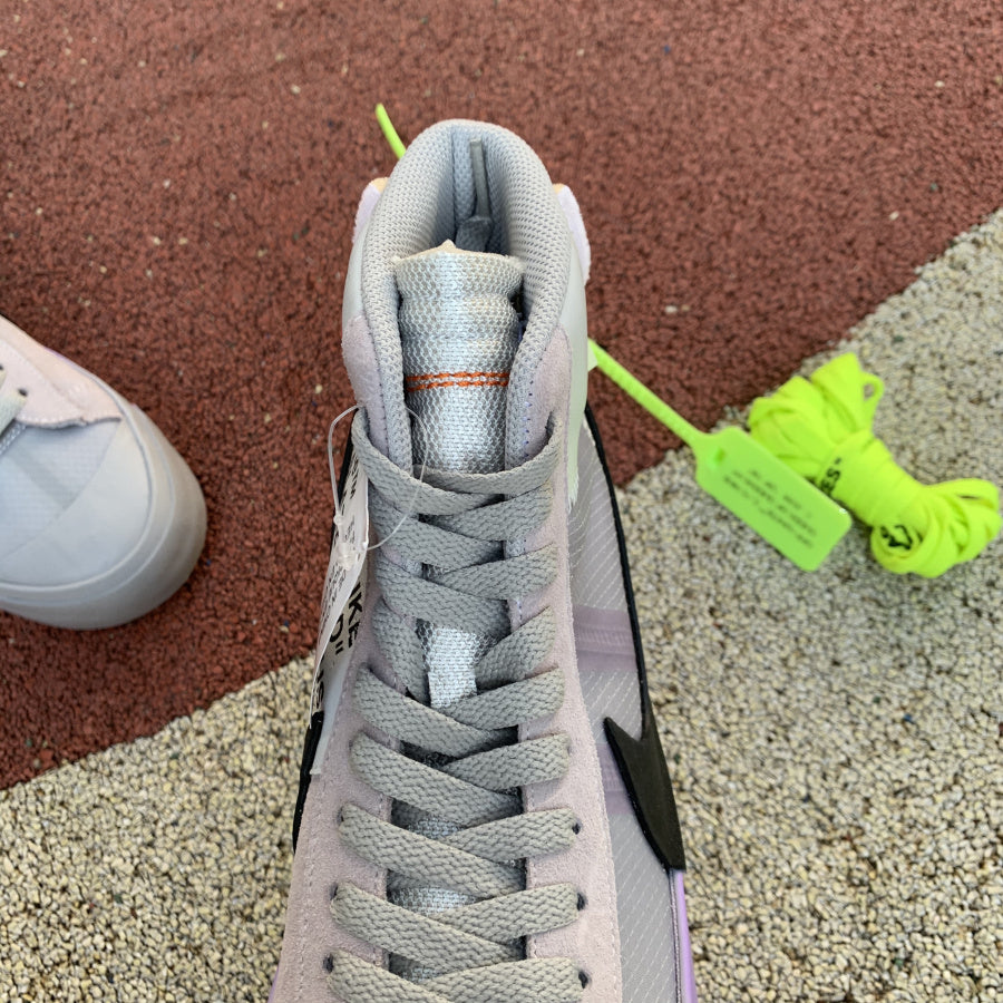 Nike Blazer Mid Off-White Wolf Grey Serena Queen