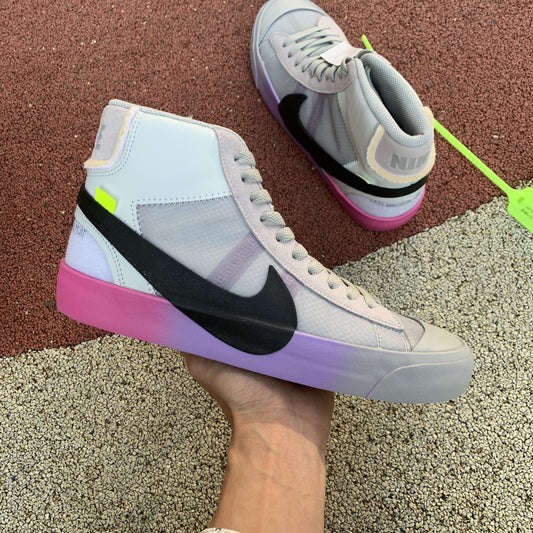 Nike Blazer Mid Off-White Wolf Grey Serena Queen