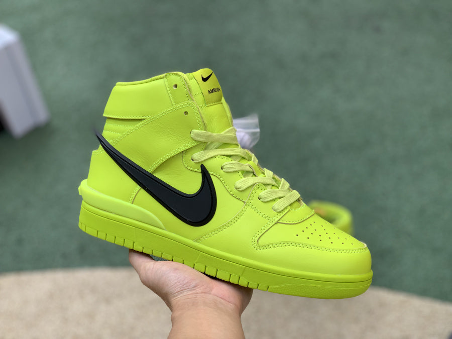 Nike Dunk High AMBUSH Flash Lime