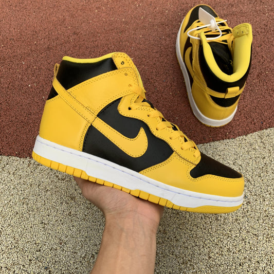 Nike Dunk High Black Varsity Maize