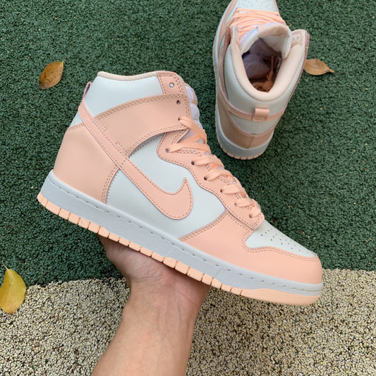 Nike Dunk High Sail Crimson Tint