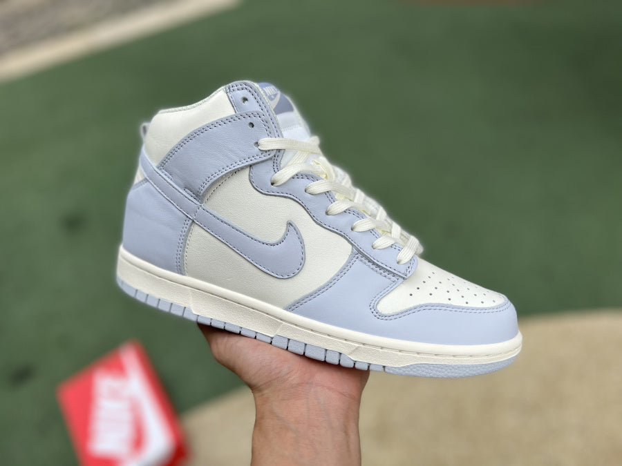 Nike Dunk High Sail Football Grey