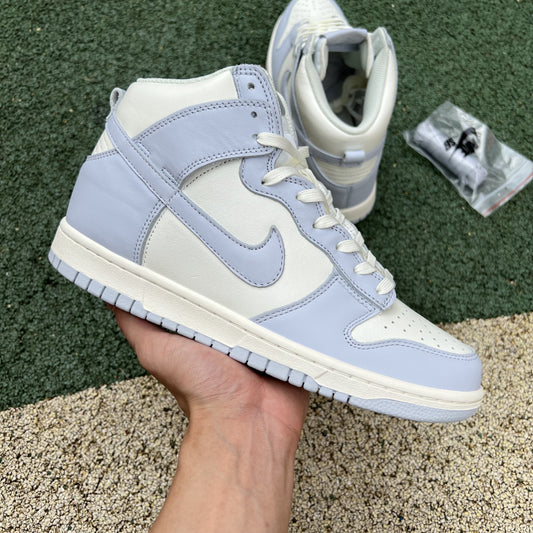 Nike Dunk High Sail Football Grey