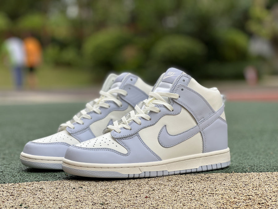 Nike Dunk High Sail Football Grey