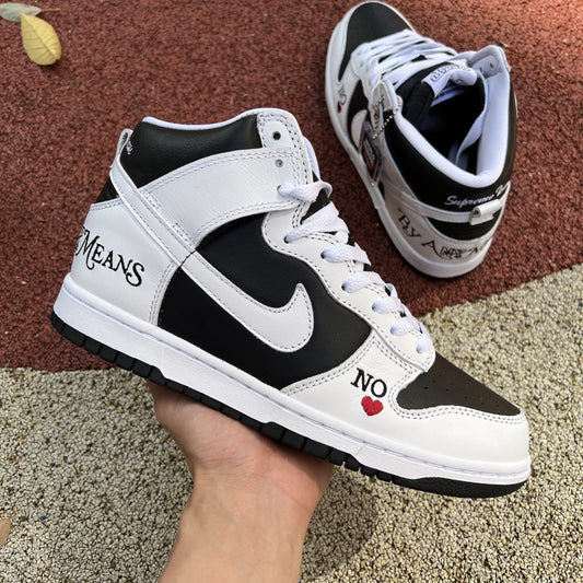 Nike SB Dunk High Supreme By Any Means Black