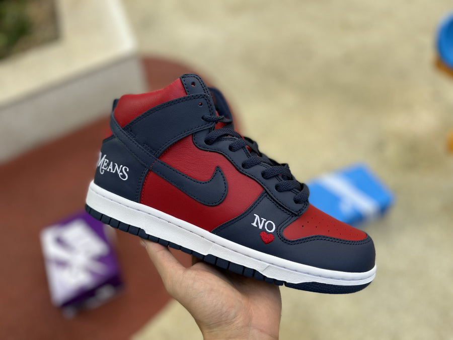 Nike SB Dunk High Supreme By Any Means Navy