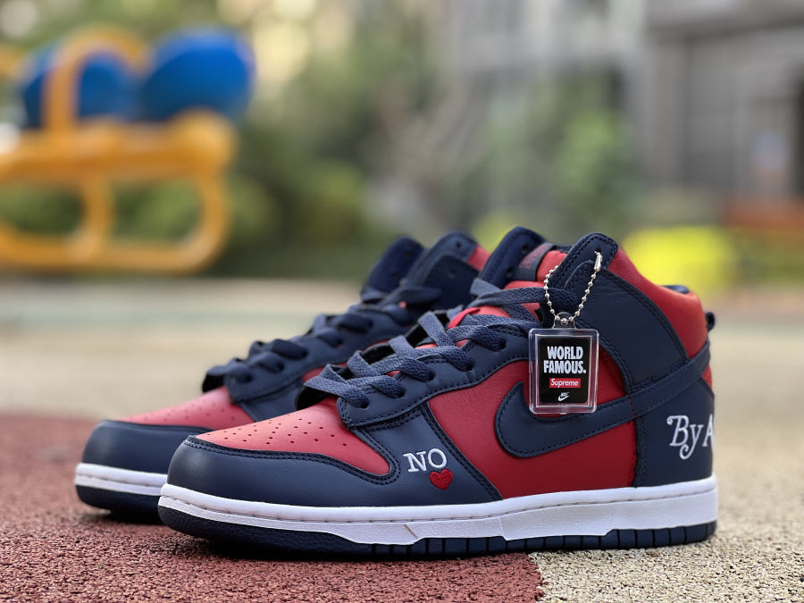 Nike SB Dunk High Supreme By Any Means Navy